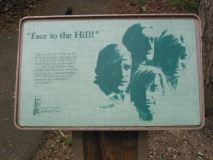 face the hill